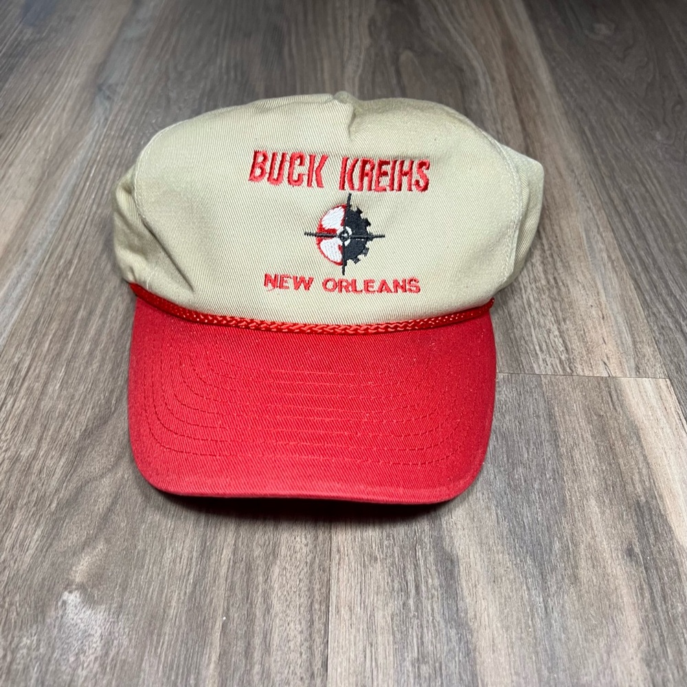 Vintage Hunting Cap Buck Kreihs New Orleans Adjustable SnapBack Baseball Hat